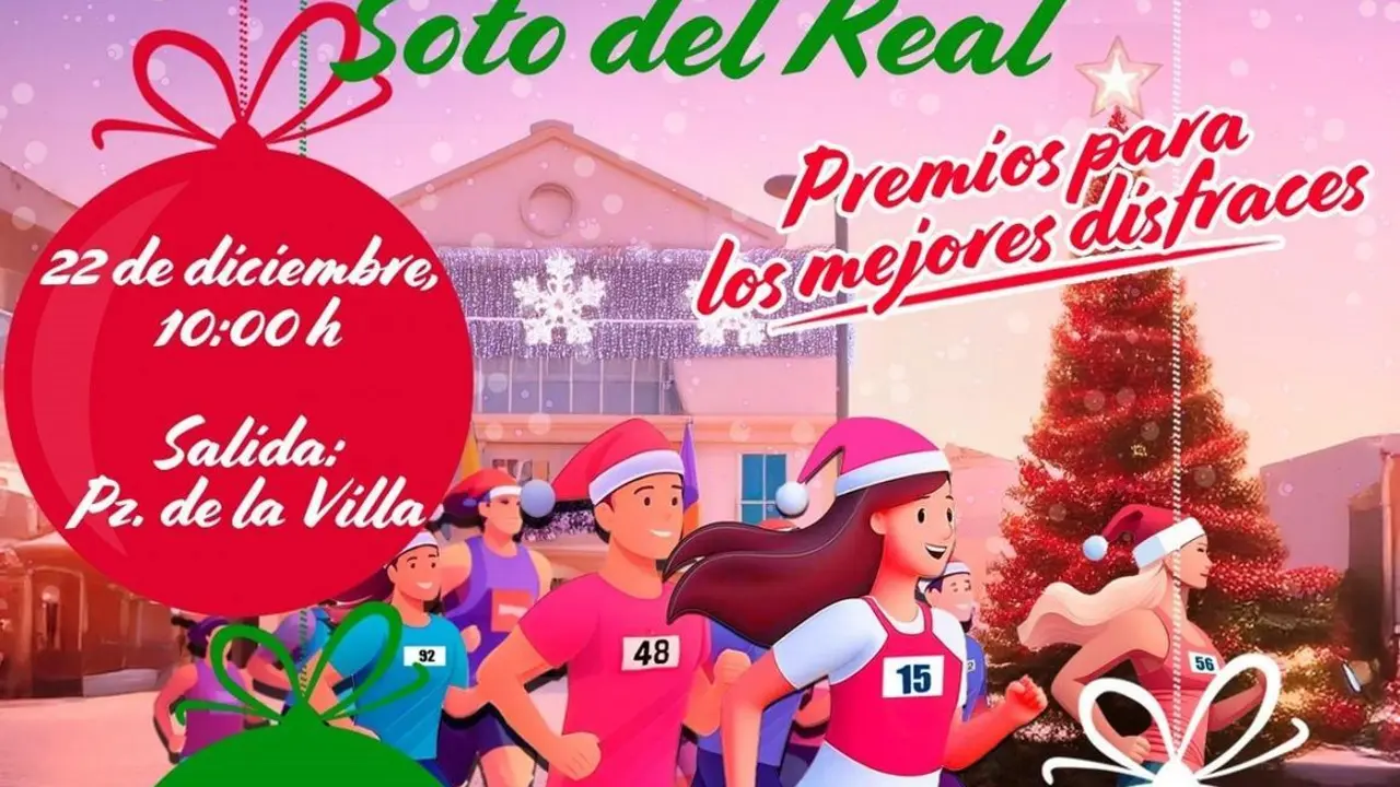 Cartel de la carrera del 22 de diciembre de 2024 en Soto del Real