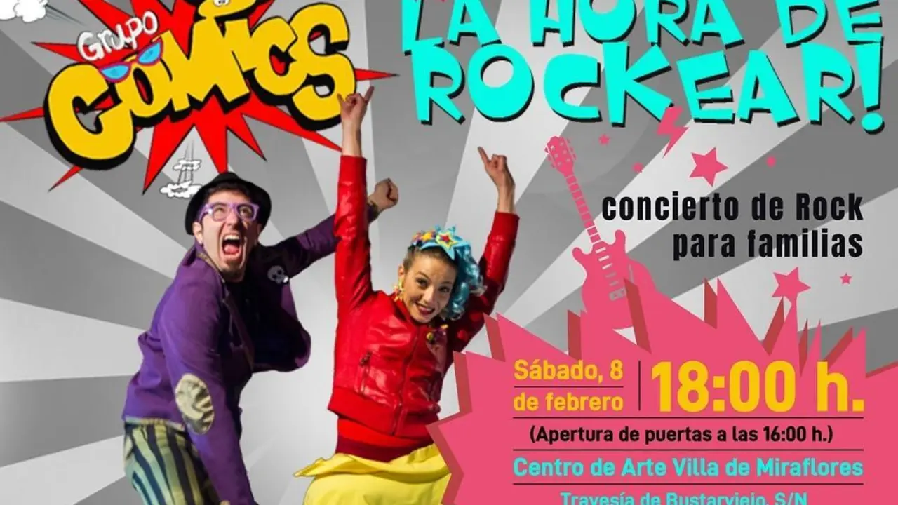 El concierto La hora de Rockear es el 8 de febrero