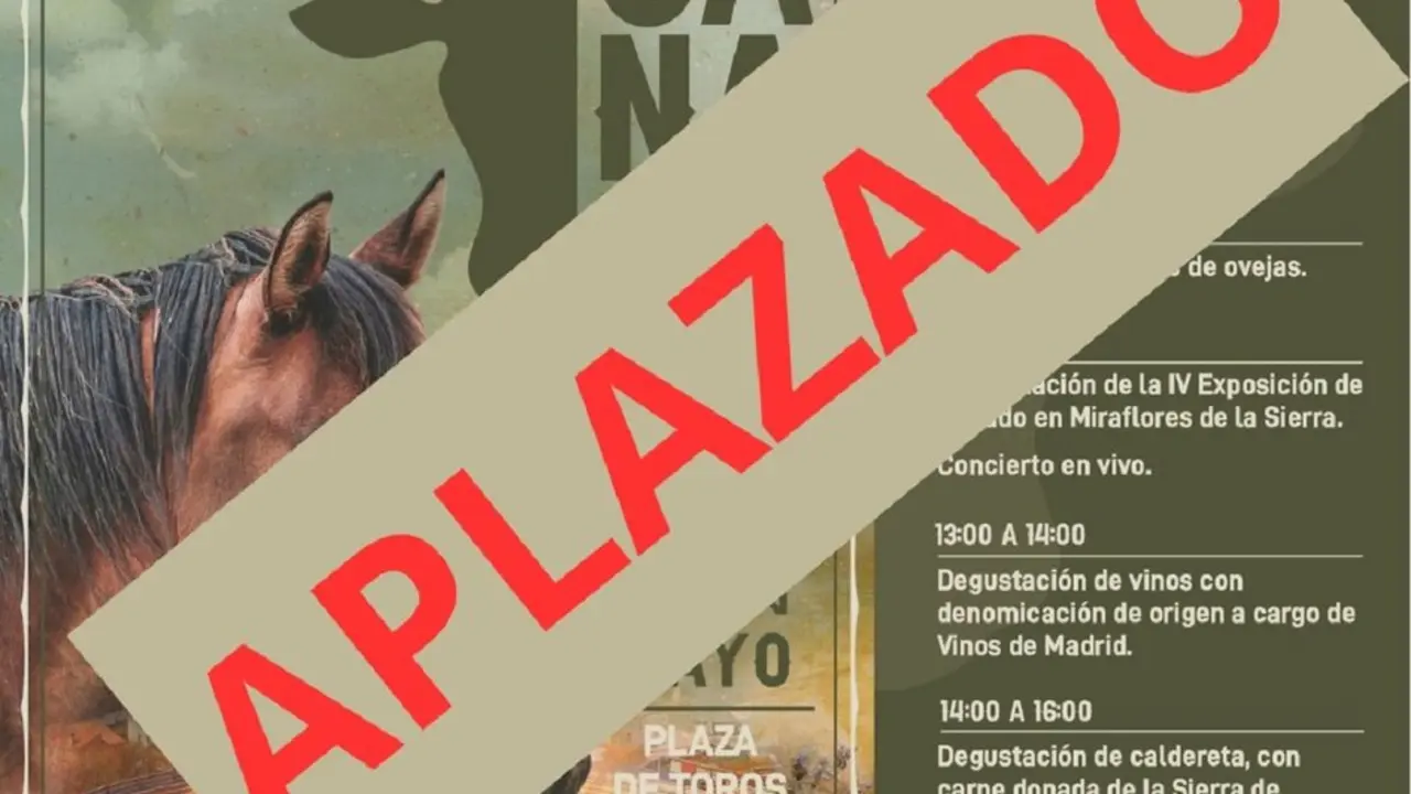 El ayuntamiento de Miraflores de la Sierra anuncia el aplazamiento de la Exposici&oacute;n de Ganado prevista para el 10 de mayo