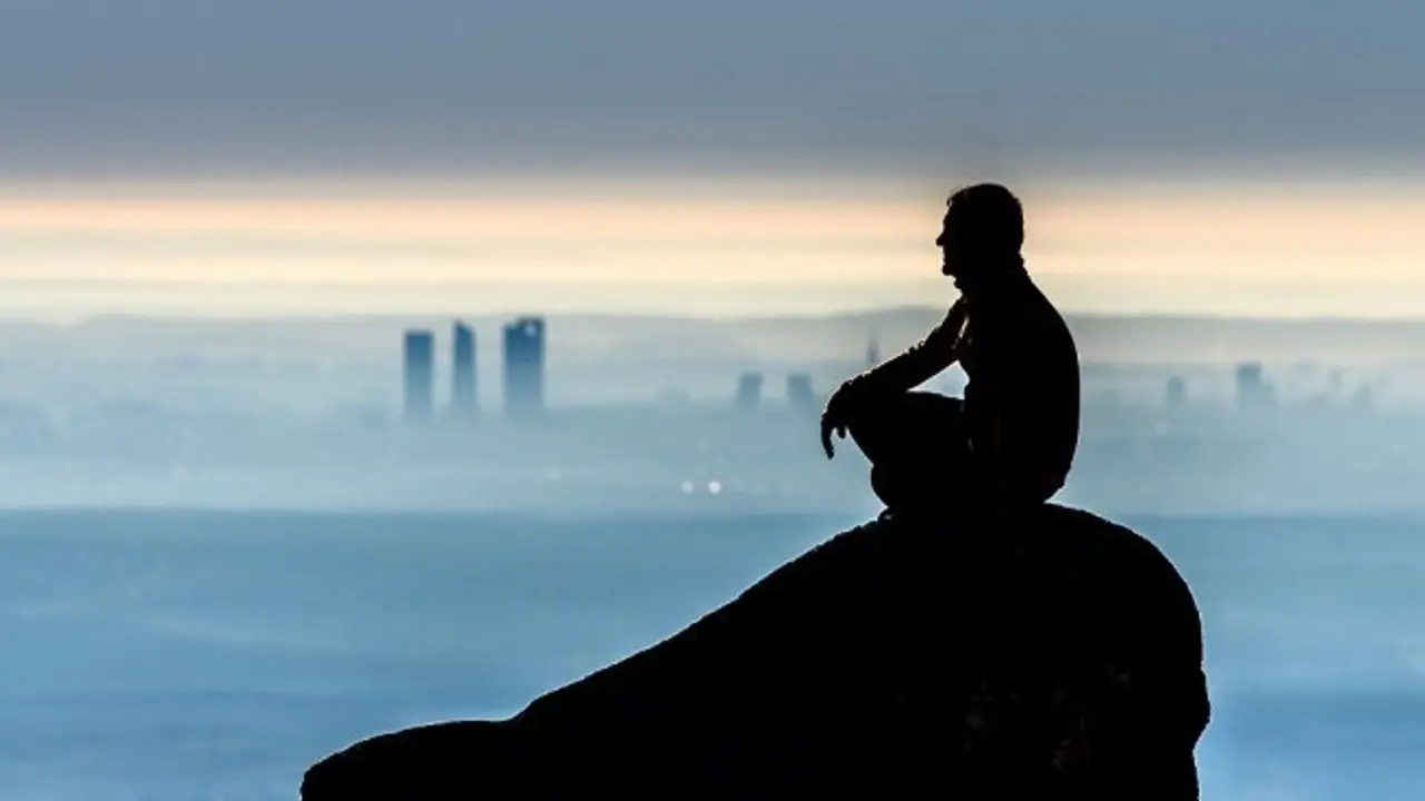 Madrid desde la Sierra de Guadarrama