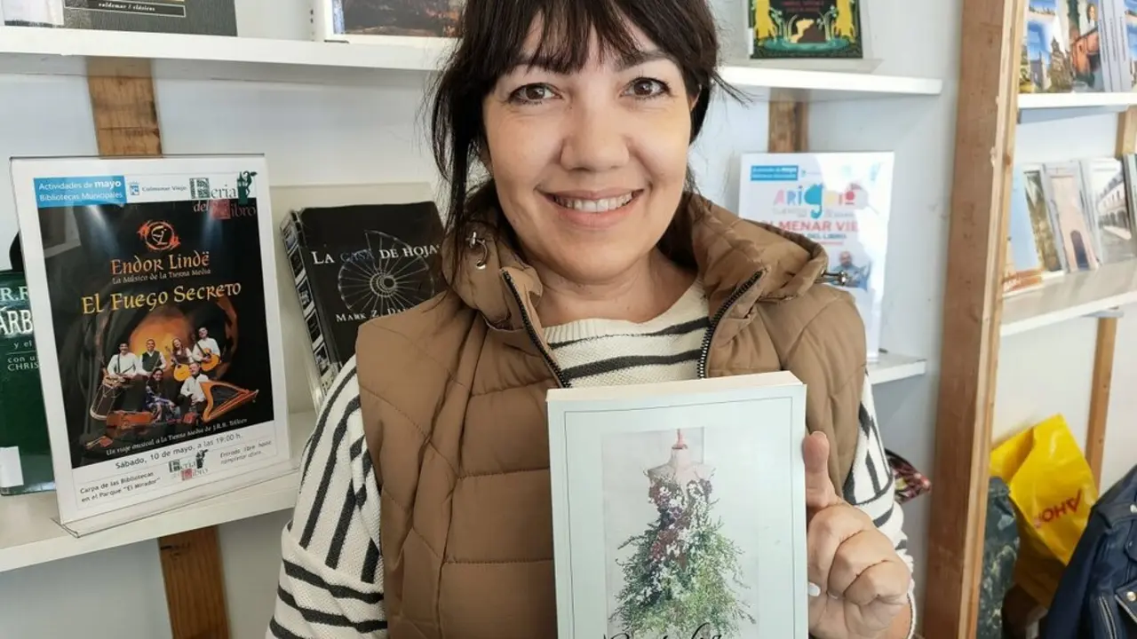 Mar&iacute;a Criado, en la Feria del Libro 2025 de Colmenar Viejo