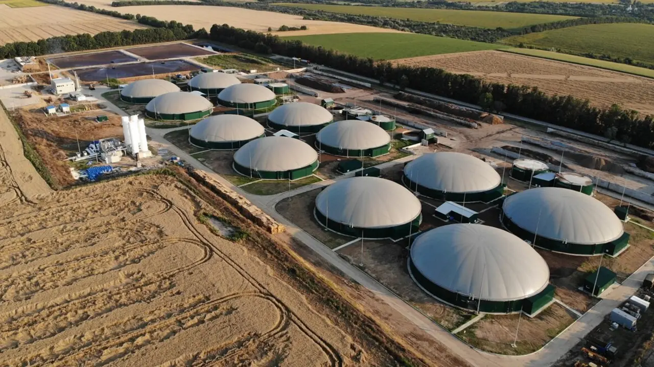 Una planta de biometano donde se transforma residuos org&aacute;nicos en dicho gas