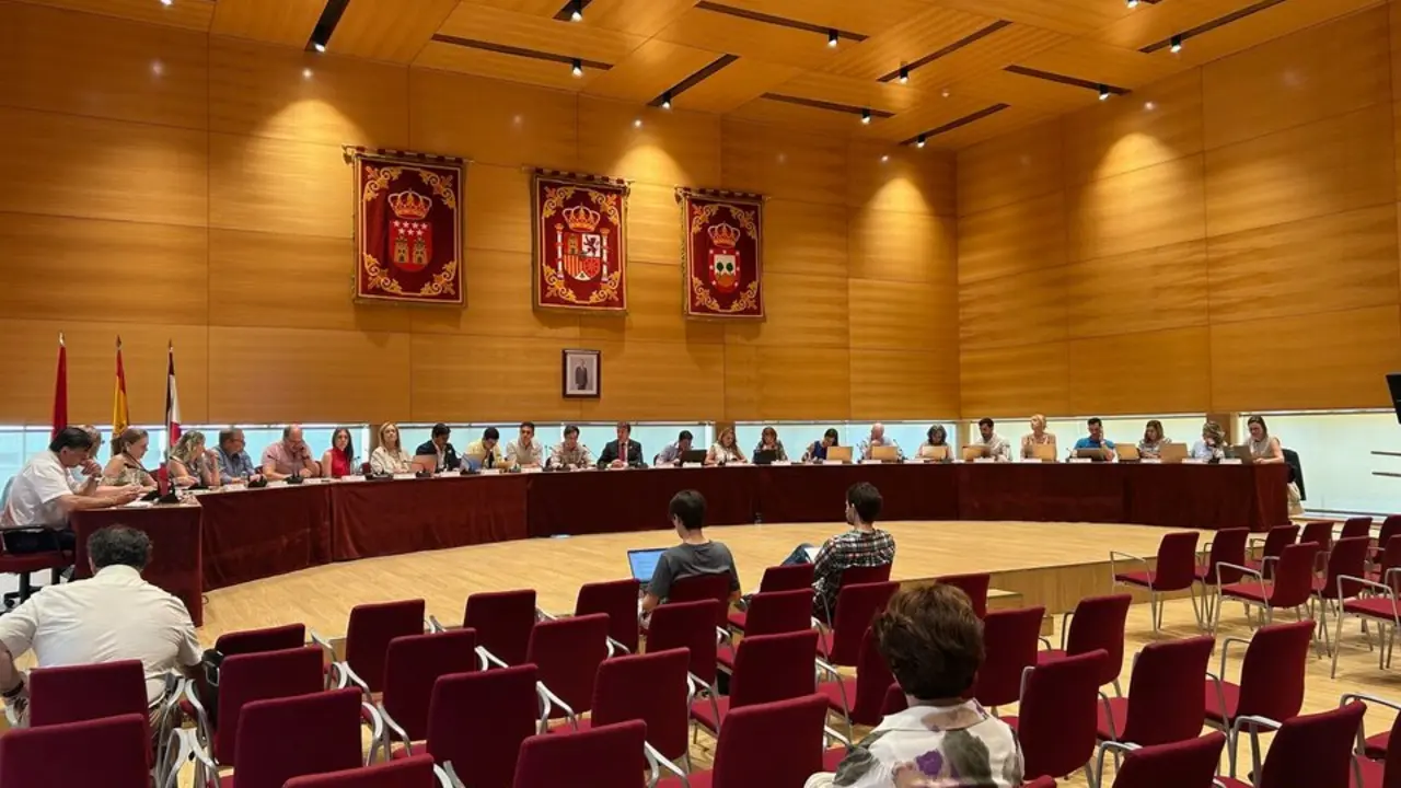 El Pleno celebrado en Tres Cantos. Fuente: Ayuntamiento.