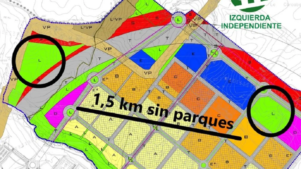 Izquierda Independiente de Sanse pide la retirada del plan de reparcelaci&oacute;n de Cerro del Baile entre otras cuestiones, por no tener parques verdes