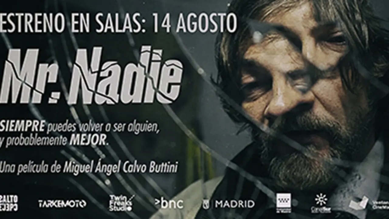 Cartel de Mr. Nadie, un thriller con trasfondo social que se estrena el 14 de agosto en cines