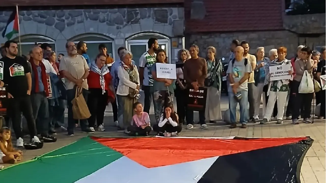 Concentraci&oacute;n ciudadana en Cerceda "contra el genocidio" en Palestina