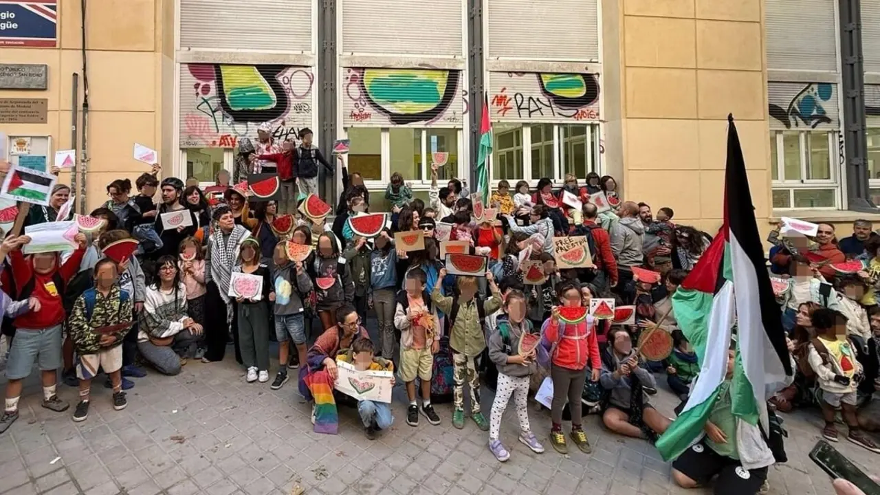 Una AMPA de un colegio madrile&ntilde;o organiza una concentraci&oacute;n a favor de los derechos humanos en Palestina