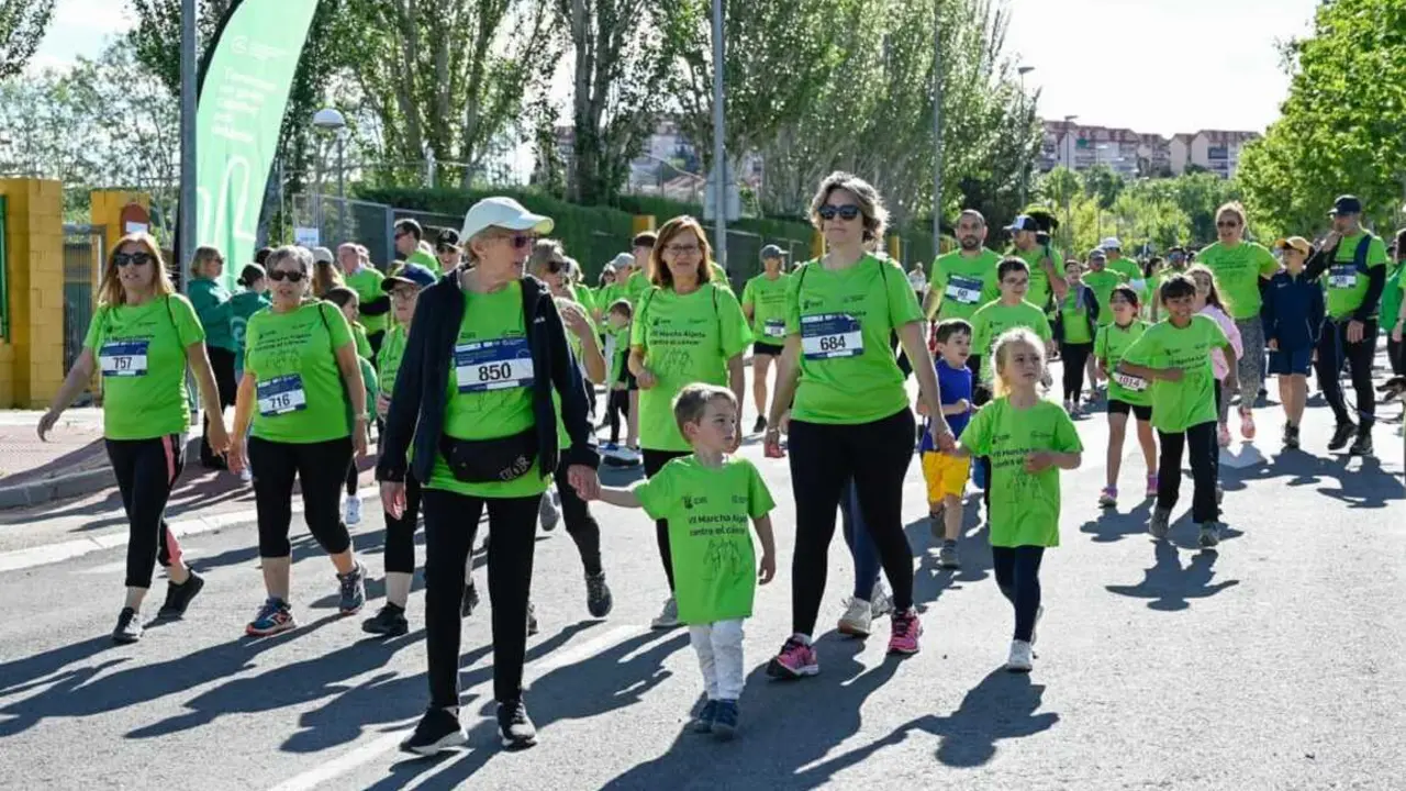 Marcha contra el c&aacute;ncer en Algete