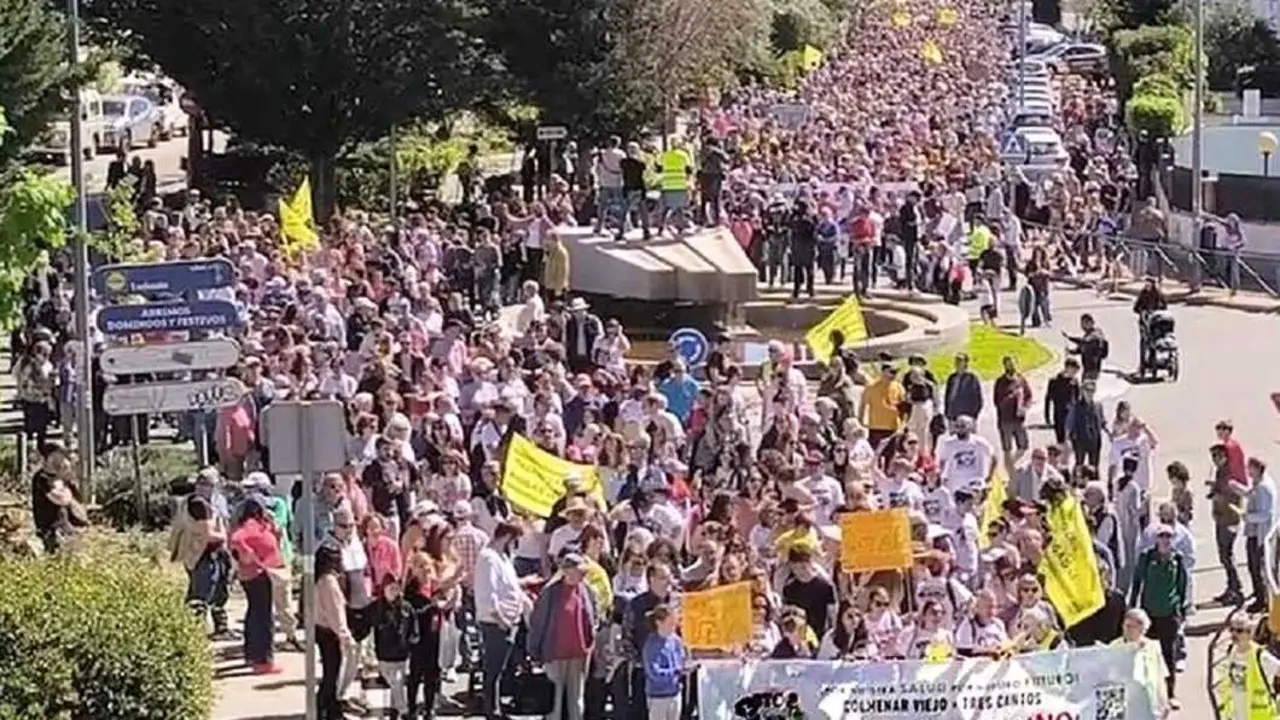 Manifestaci&oacute;n contra la macroplanta de biog&aacute;s de Colmenar Viejo