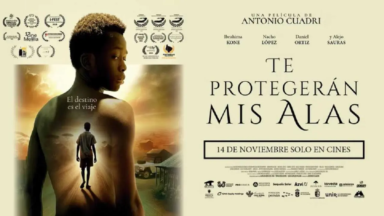 Cartel de Te proteger&aacute;n mis alas, de Antonio Cuadri