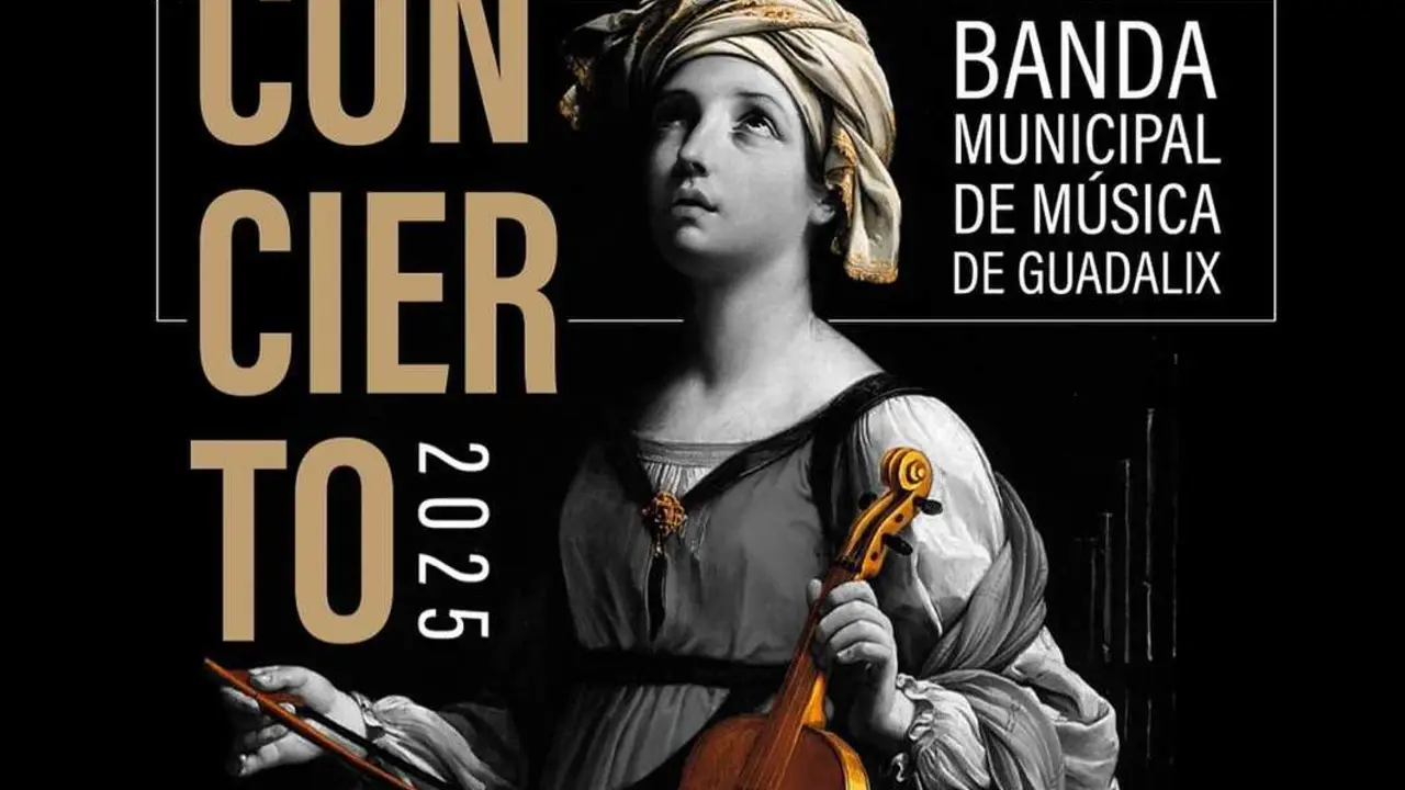 Cartel del concierto con motivo de Santa Cecilia en Guadalix de la Sierra