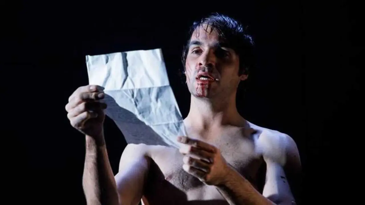 Una foto promocional de la obra de teatro Vulcano, que se representa en Sans