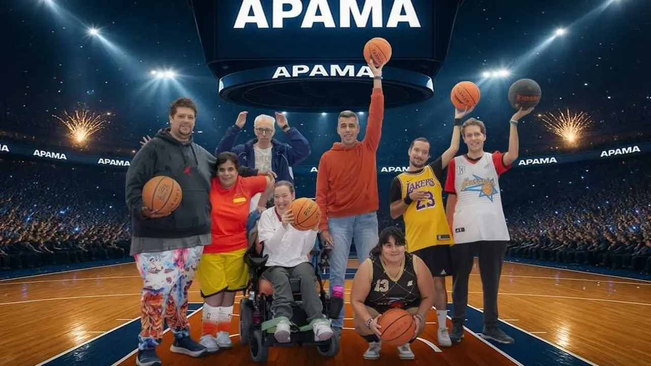 Una de las im&aacute;genes del calendario solidario de Apama para 2026