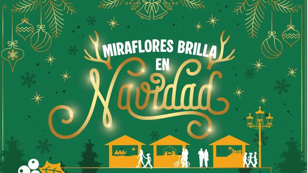Cartel de la programaci&oacute;n de Navidad 2025 de Miraflores de la Sierra