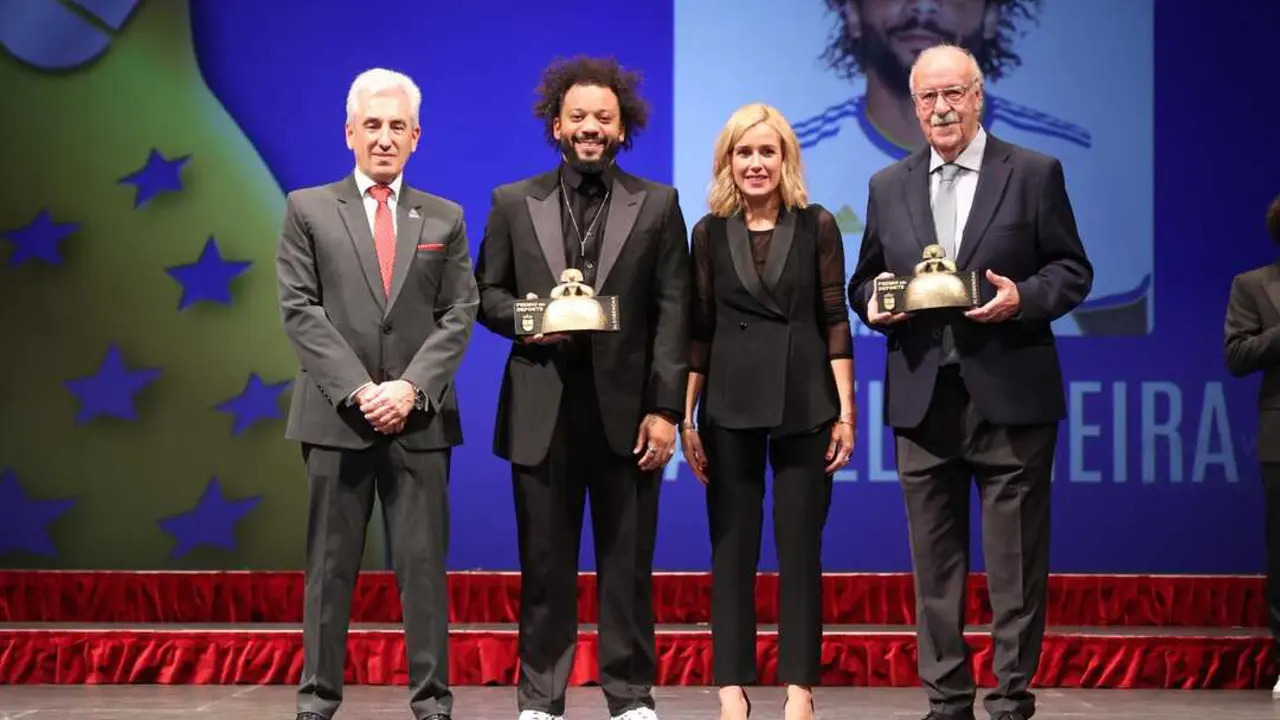 Marcelo y Vicente del Bosque recogen dos de los premios Deporte de Alcobendas