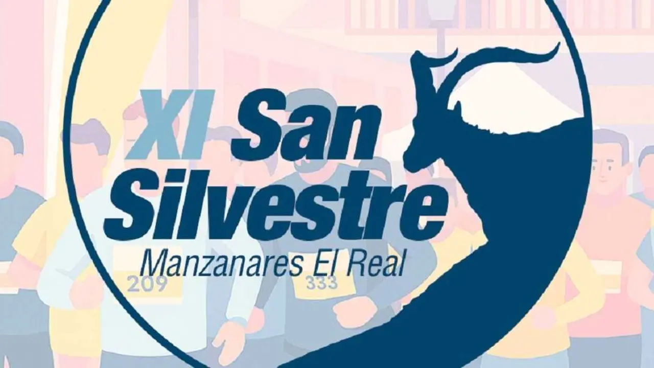 Cartel de la San Silvestre de Manzanares El Real