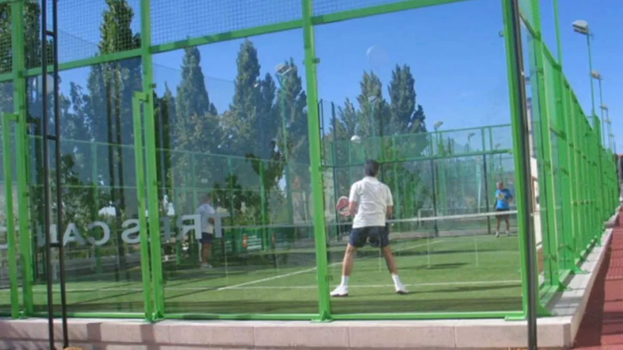 Una de las instalaciones de p&aacute;del en Tres Cantos