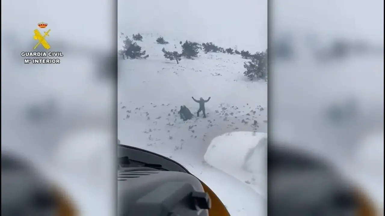 rescate en montana guardia civil