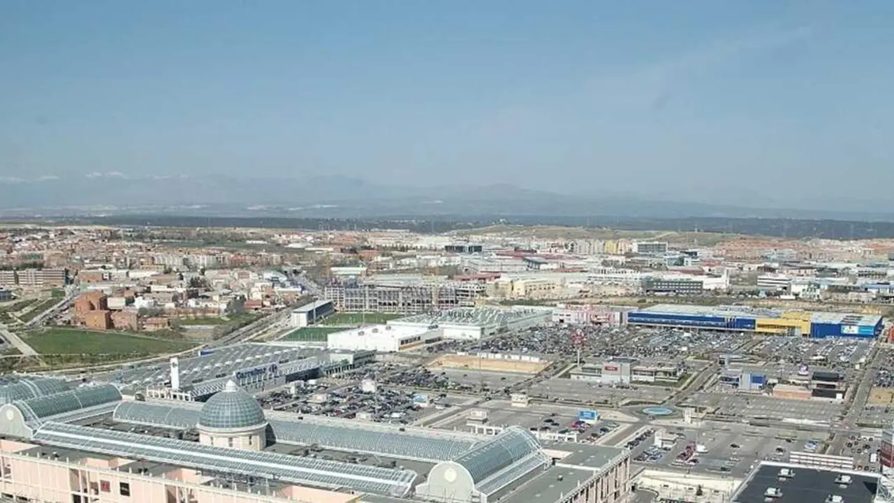 Vista a&eacute;rea del Megapark de San Sebasti&aacute;n de los Reyes, donde se generan centenares de puestos de trabajo