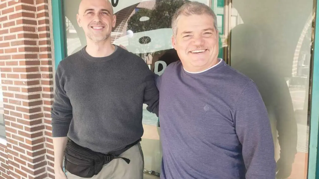 Roberto Catal&aacute;n y Jos&eacute; Ram&oacute;n Ur&iacute;zar, dos jefes de departamento del centro educativo concertado Salesianos el Pilar de Soto del Real