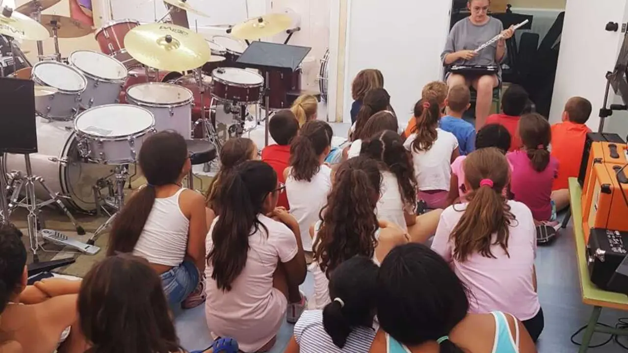 Los participantes en el campamento urbano Carea de Colmenar Viejo