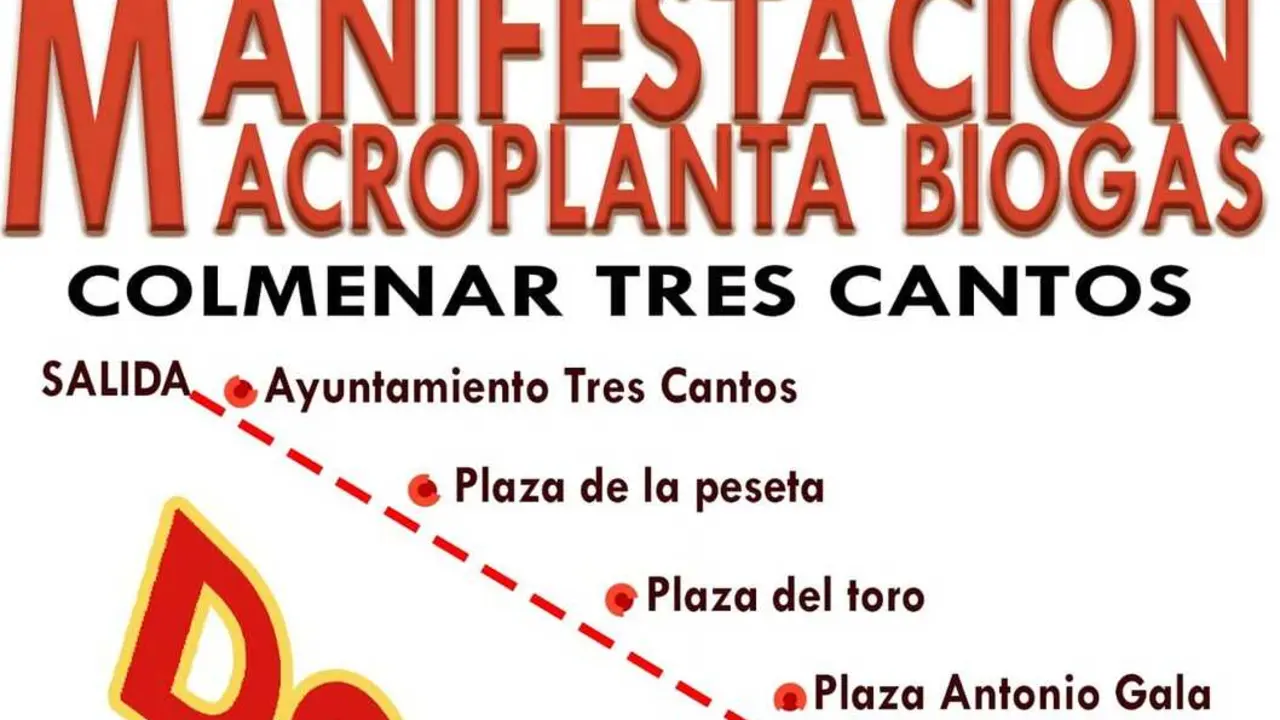 Cartel de la convocatoria de manifestaci&oacute;n prevista para el 15 marzo