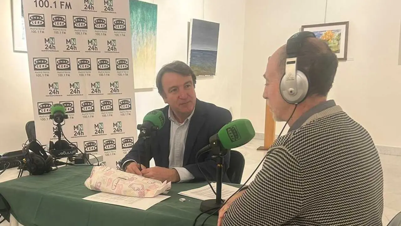 El alcalde de Tres Cantos Jes&uacute;s Moreno en el programa especial del 35 aniversario de Onda Cero Madrid Norte