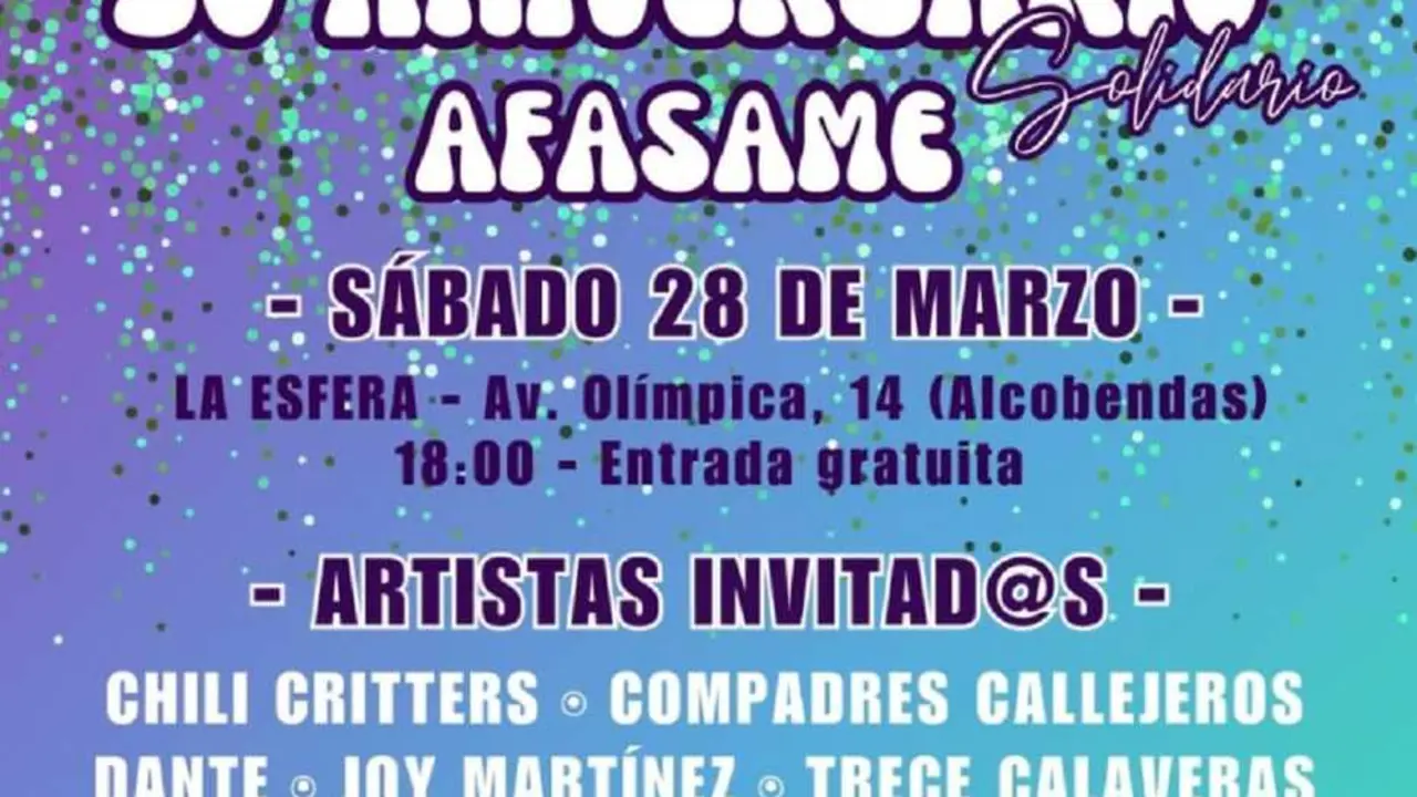 cartel de festival Afasame salud mental
