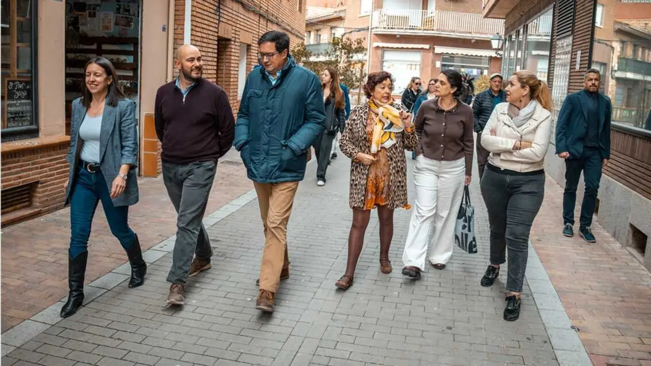 El ministro &Oacute;scar L&oacute;pez visita Manzanares El Real