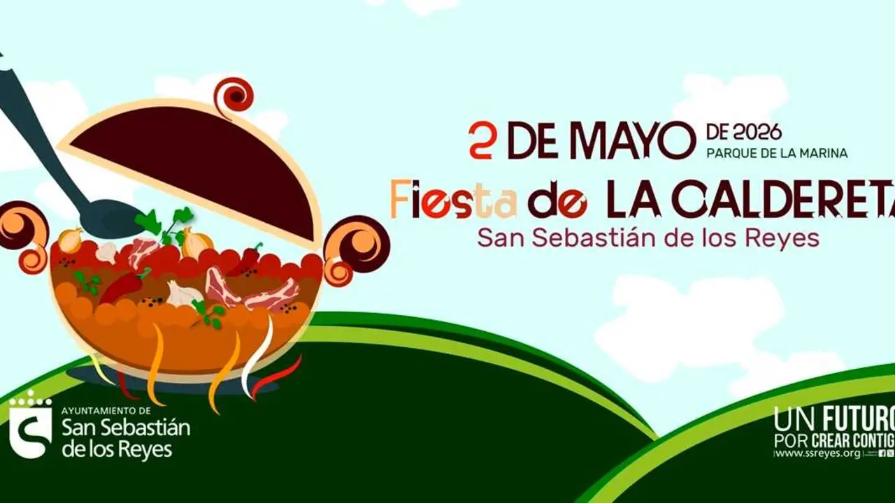 Cartel de la caldereta popular del 2 de mayo en Sanse