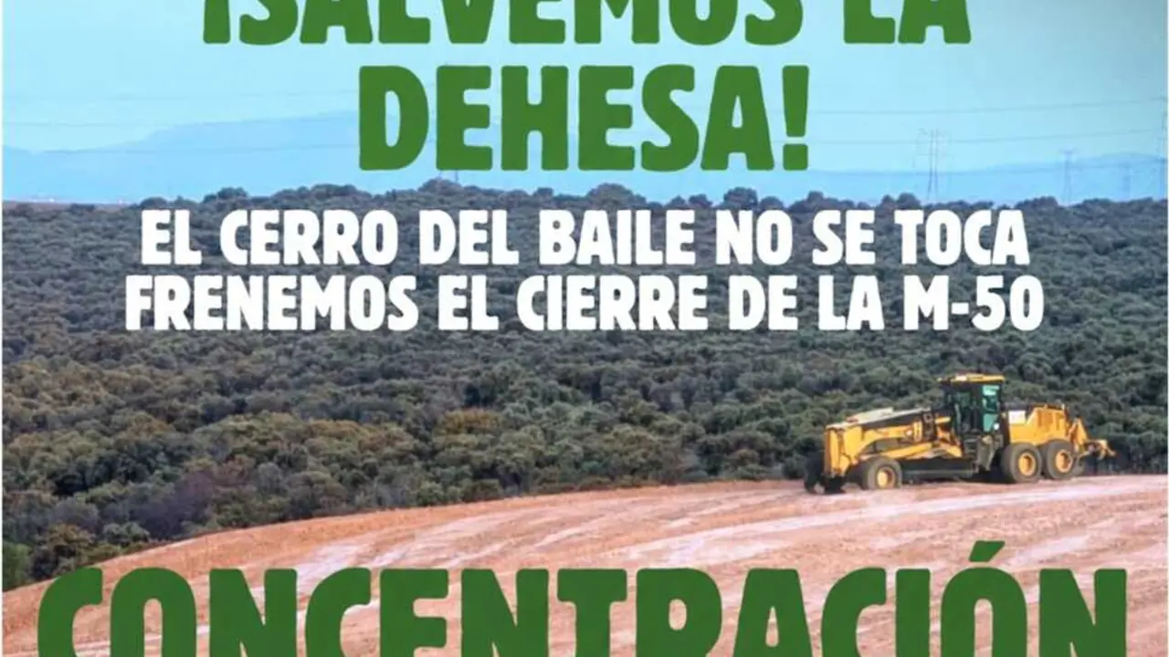 Cartel de Salvemos la Dehesa, convocatoria de Dehesa Viva