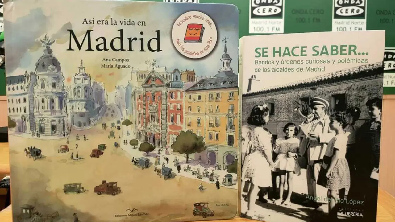 libros sobre Madrid, uno de ellos sobre bandos y &oacute;rdenes de alcaldes madrile&ntilde;os