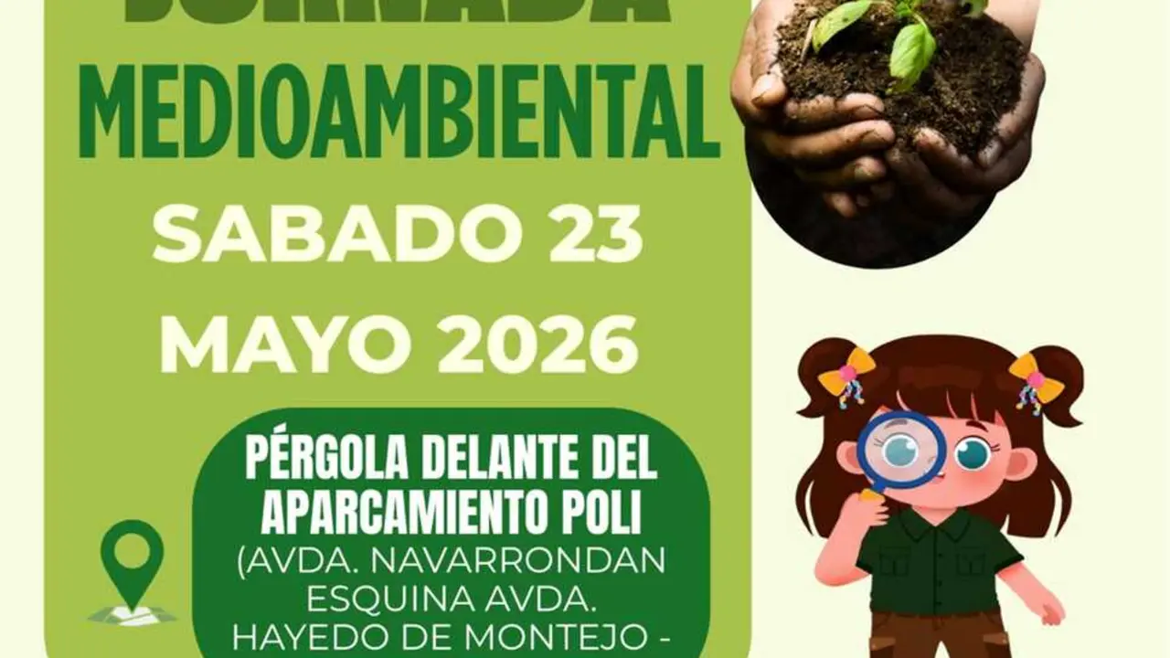Cartel de la jornada medioambiental de Izquierda Independiente de Sanse