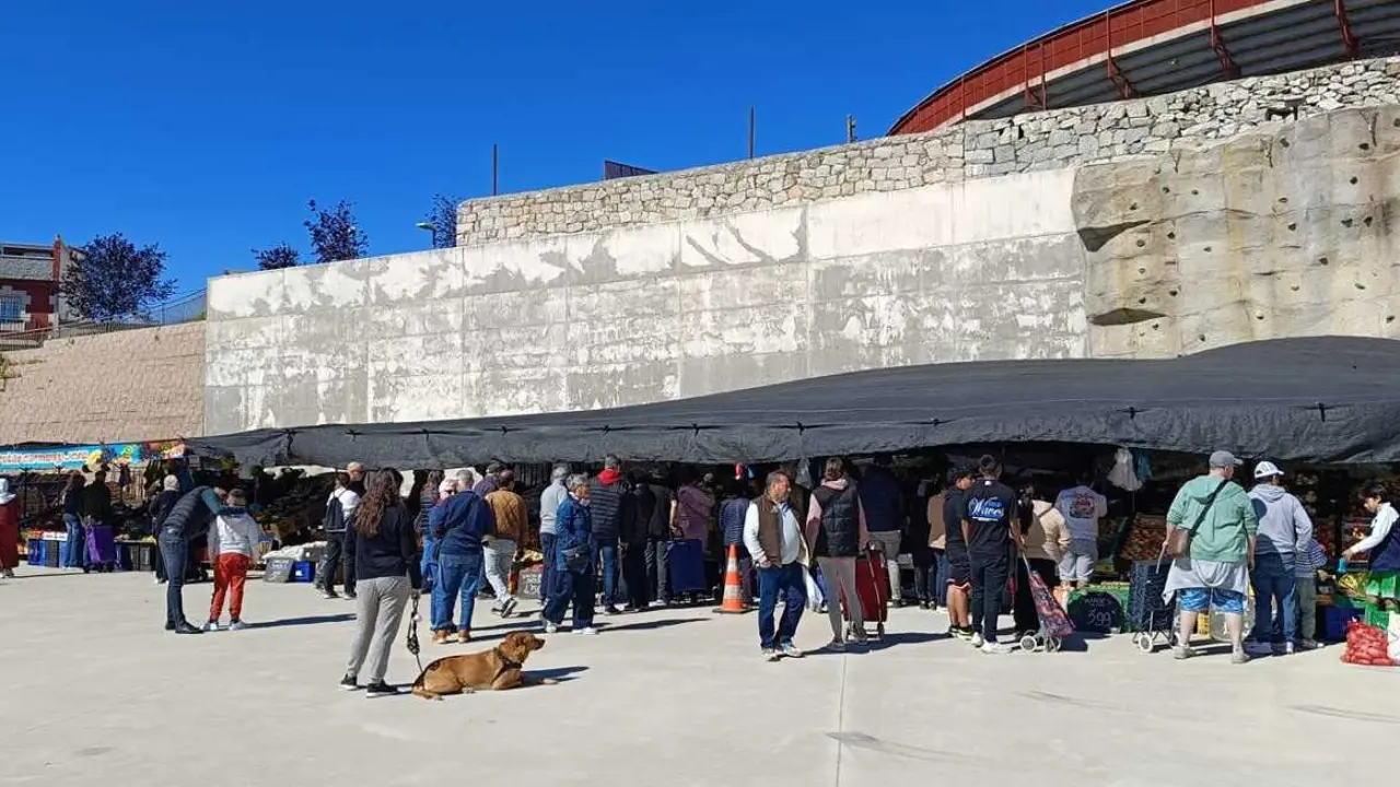 Mercado de venta ambulante de Colmenar Viejo en El Cerrillo