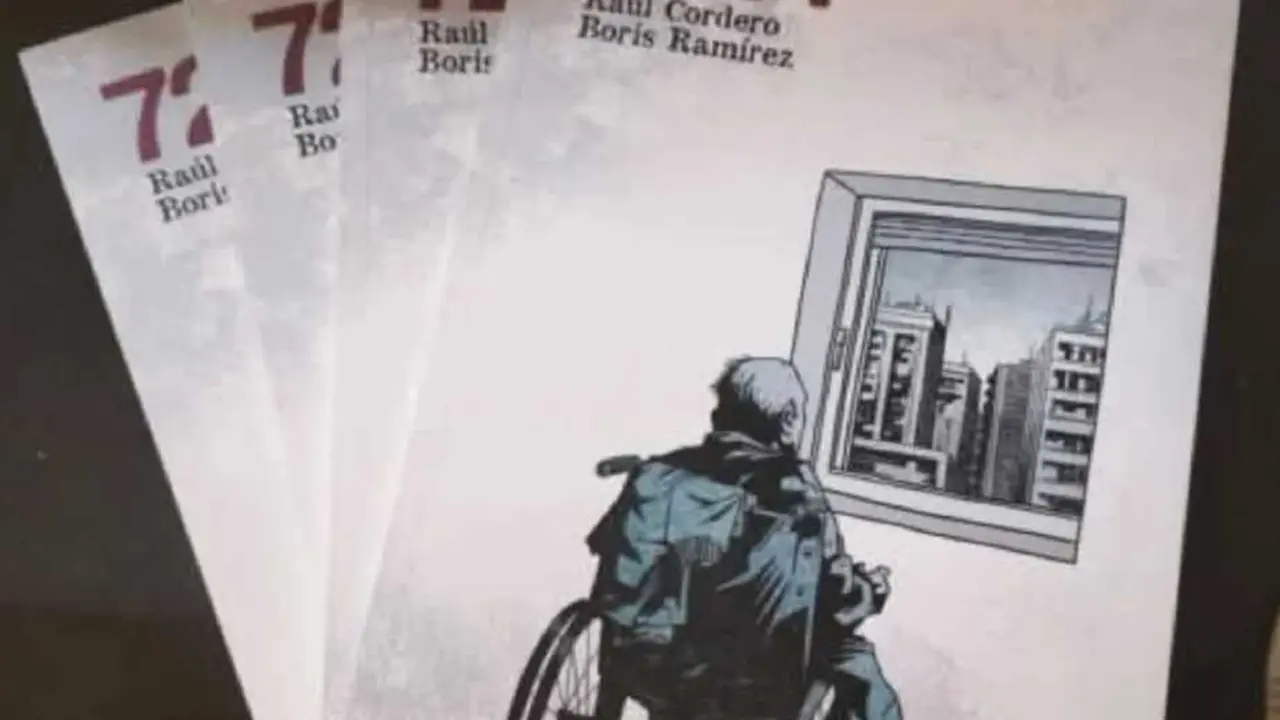 Portada de 7291, c&oacute;mico sobre drama en residencias durante la pandemia