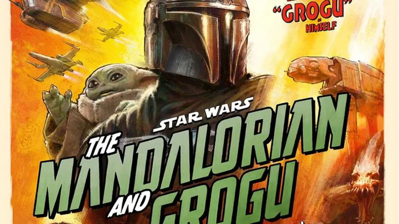 Cartel de The mandalorian and Grogu