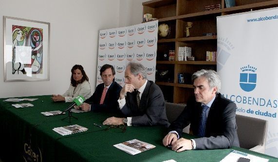 Firma del convenio del Ayuntamiento de Alcobendas con Caser Residencial