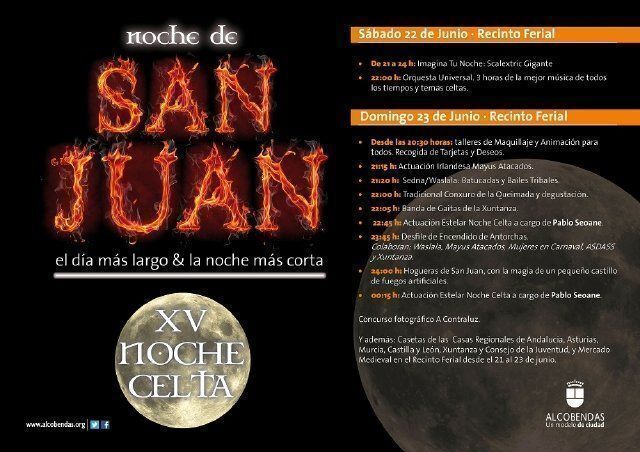 Todo preparado en Alcobendas para celebrar la Noche de San Juan