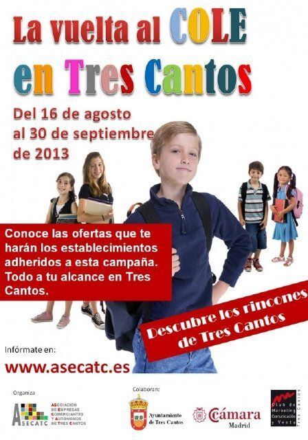 Campaña de dinamización del comercio local en Tres Cantos