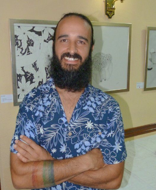Pedro Lázaro, ex torero de Colmenar Viejo, presenta su colección de pintura en el Gran Hostal El Chiscón