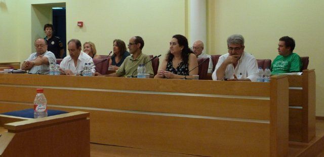 La oposición al completo de Colmenar Viejo en uno d elos últimos plenos