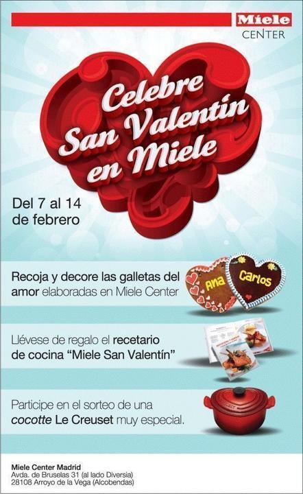 Miele organiza varias actividades en su showroom de Alcobendas para celebrar San Valentín
