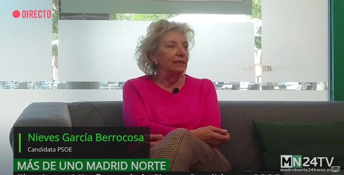 Nieves García Berrocosa candidata psoe alcaldía Miraflores de la Sierra
