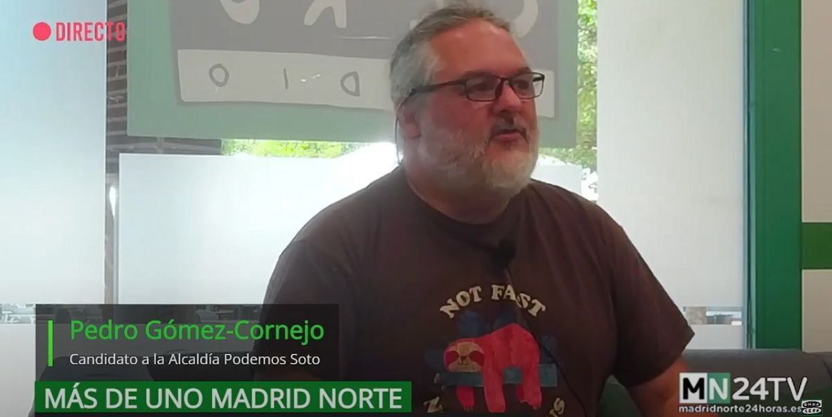 Pedro Gómez-Cornejo candidato de Podemos Soto del Real