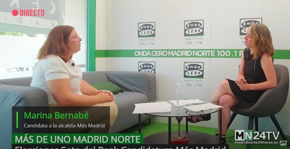 Entrevista a la candidata a la alcaldía de Soto del Real por Más Madrid, Marina Bernabé
