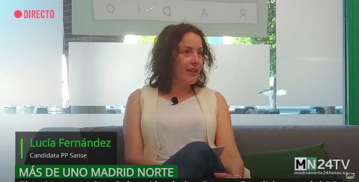Entrevista a la candidata del PP de Sanse, Lucía Fernández