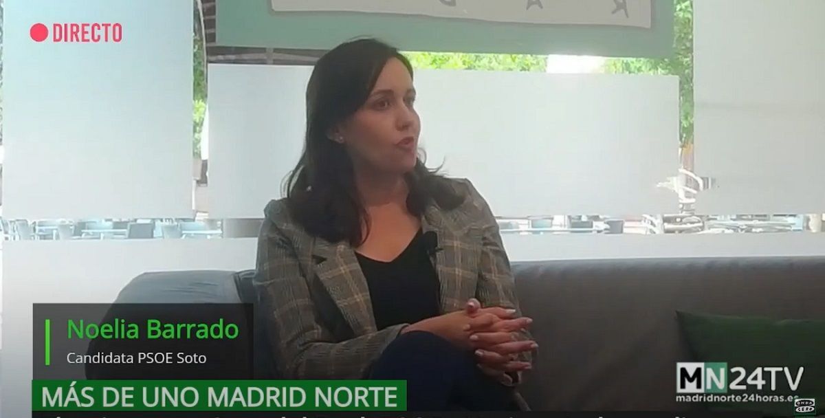 Noelia Barrado, candidata a la alcaldía de PSOE-Vecinos Independientes de Soto del Real