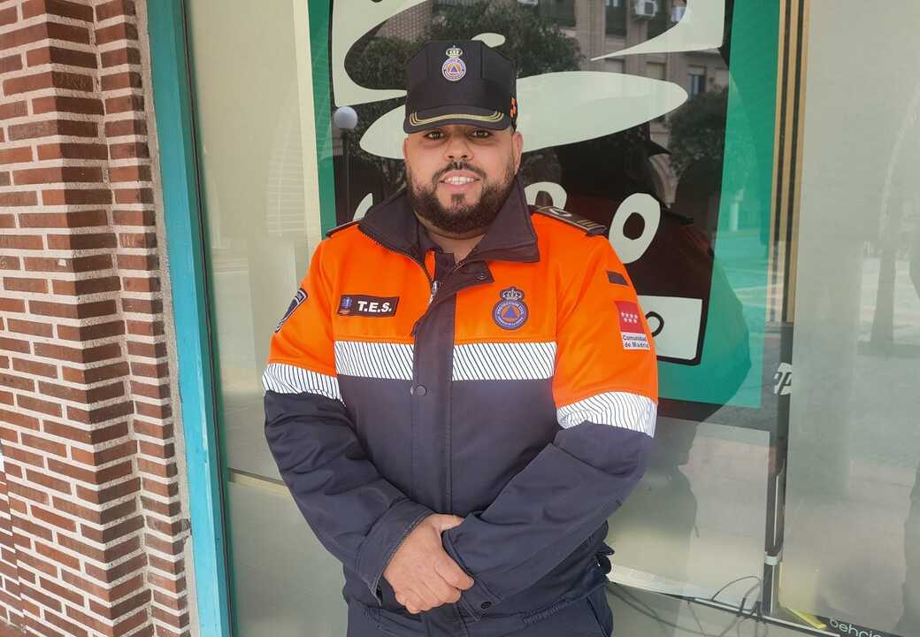 Mohamed Boussaid, jefe de Agrupación de Protección Civil de Guadalix de la Sierra