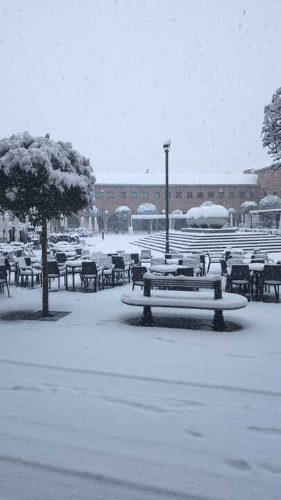 La Plaza de los Arcos, en Colmenar Viejo.