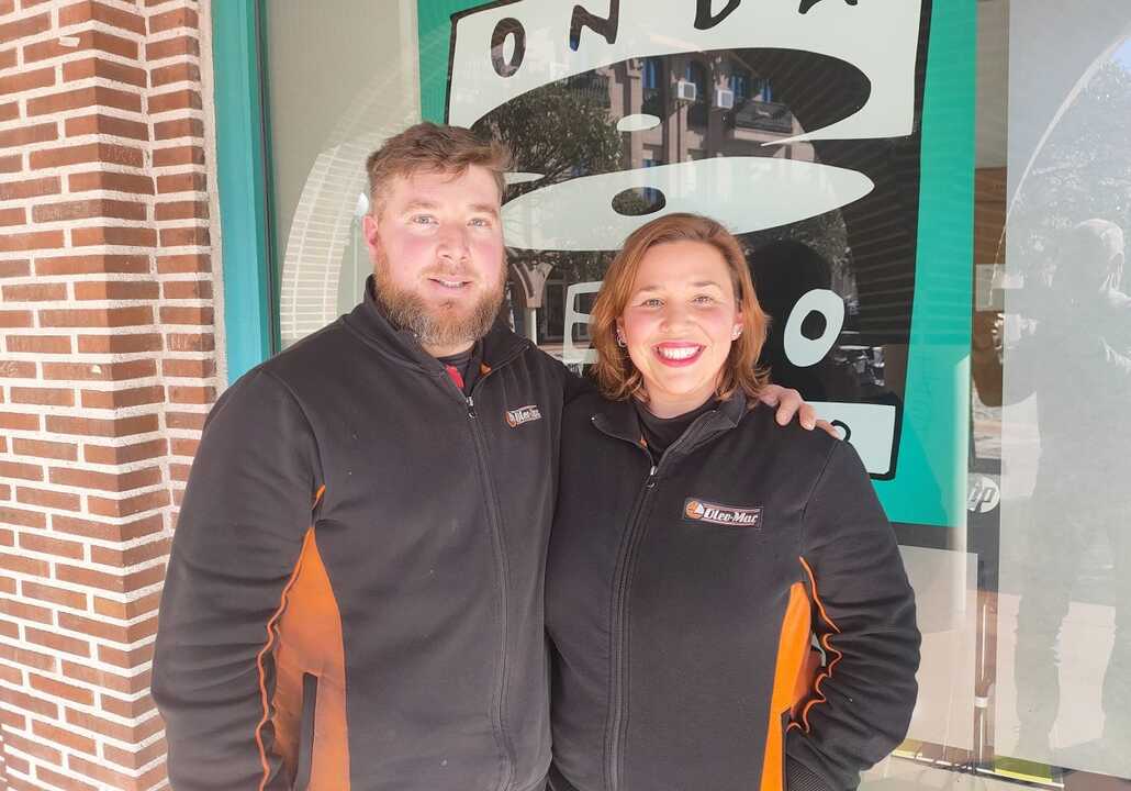 Rubén y Laura, gerentes de APEMSA